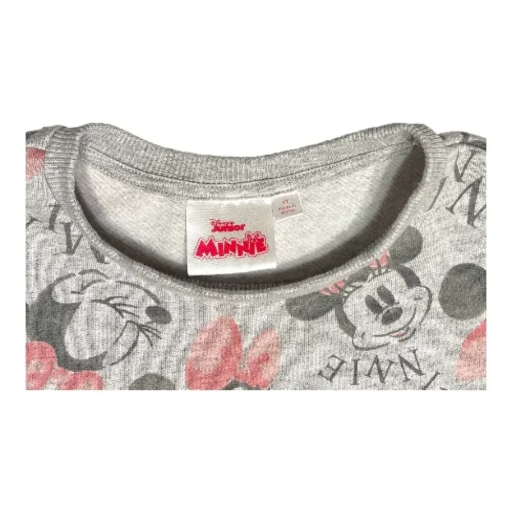 Disney Junior Girl's Minnie Mouse Dress Soft Gray Size 5T